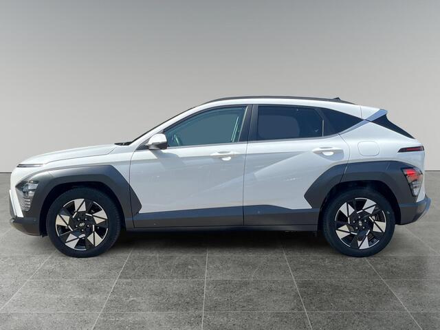 Hyundai Kona 1.6 GDI HEV Automaat | SCHUIF/KANTELDAK | FULL LED | PREMIUM LEDER | ADAP. CRUISE | 360o CAMERA | STOELVER.& KOELING |