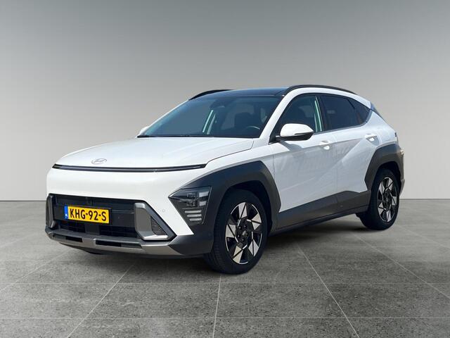 Hyundai Kona 1.6 GDI HEV Automaat | SCHUIF/KANTELDAK | FULL LED | PREMIUM LEDER | ADAP. CRUISE | 360o CAMERA | STOELVER.& KOELING |