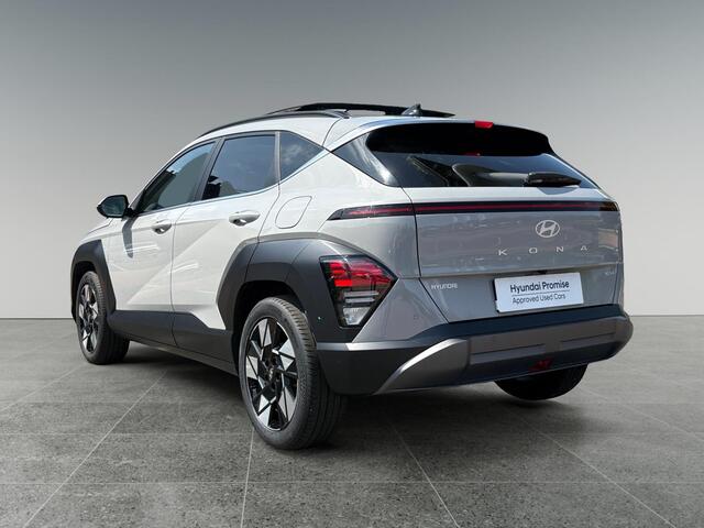 Hyundai Kona 1.6 GDI HEV Premium Sky | SCHUIF/KANTELDAK | FULL LED | PREMIUM LEDER | ADAPTIVE CRUISE | 360° CAMERA | STOELVERW. + KOELING |