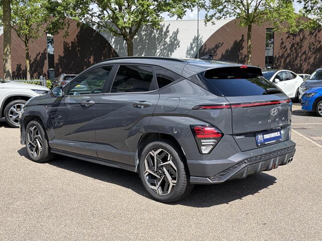 Hyundai Kona 1.6 GDI HEV N Line FULL OPTION| STOELVERWARMING + VENTILATIE| STUURVERWARMING| ELEK. STOEL| ELEK. ACHTERKLEP| ADAPTIVE CRUISE CONTROL| 360 CAMERA | ALL SEASON BANDEN |