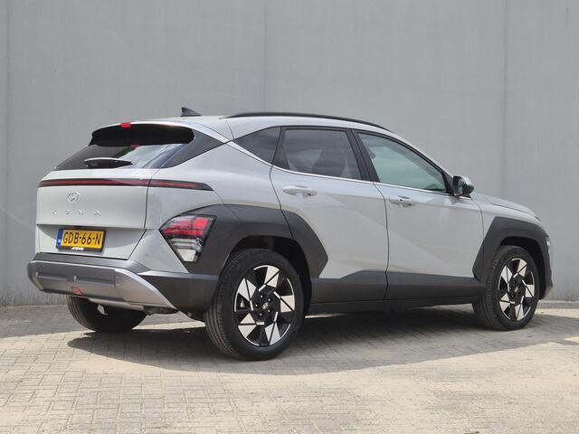 Hyundai Kona 1.6 GDI HEV Comfort Smart / Dealer onderhouden / Fabrieksgarantie tot 06-2029 / Trekgewicht 1300 kg / Stuur- & Stoelverwarming / Achteruitrijcamera / Elektrische achterklep / Adaptief cruise control / Keyless Entry/Start / Apple Carplay Android Auto / Cli