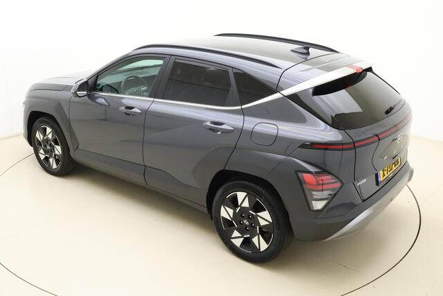 Hyundai Kona 1.6 GDI HEV Premium Automaat | Lederen bekleding | Stoel & Stuurverwarming | Camera | Climate control | Navigatie | Keyless | Dakrails