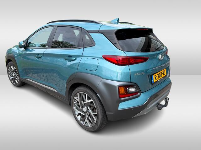 Hyundai Kona 1.6 GDI HEV Fashion Sky / Trekhaak / Camera / Head-up / KRELL Audio / Half Leder / 18'' / CarPay / Dodehoek / DAB / Cruise Control