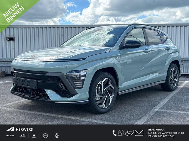Hyundai Kona 1.6 GDI HEV N Line / ¤4500,- Voordeel / Navigatie / Apple & Android auto / Stuurverwarming / Stoelverwarming Voor + Achter /