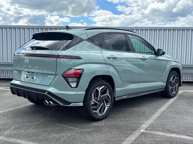 Hyundai Kona 1.6 GDI HEV N Line / ¤4500,- Voordeel / Navigatie / Apple & Android auto / Stuurverwarming / Stoelverwarming Voor + Achter /