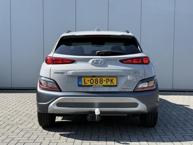 Hyundai Kona 1.6 GDI HEV Fashion / Trekhaak / HUD / Navigatie / Adaptieve Cruise Control / 1e eig / Dealeronderhouden /
