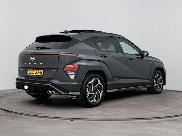 Hyundai Kona 1.6 GDI HEV N Line Sky | Navi | Climate Controle | Zonnedak | Afneembare trekhaak | Camera | Android en Apple Carplay|