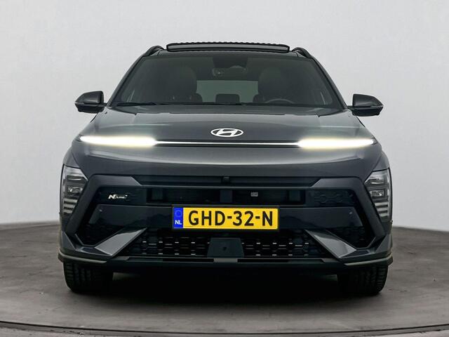 Hyundai Kona 1.6 GDI HEV N Line Sky | Navi | Climate Controle | Zonnedak | Afneembare trekhaak | Camera | Android en Apple Carplay|