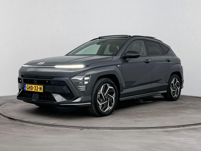Hyundai Kona 1.6 GDI HEV N Line Sky | Navi | Climate Controle | Zonnedak | Afneembare trekhaak | Camera | Android en Apple Carplay|