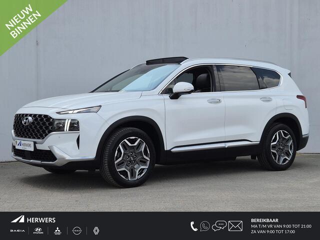 Hyundai SANTA FE 1.6 T-GDI PHEV Plug-in Premium Sky 7p. Automaat / 7 Persoons / HUD / glazen schuif- en kanteldak / Apple Carplay Android Auto / Stuur- en Stoelverwarming / rondomzichtcamera / trekgewicht van 1350 kg /