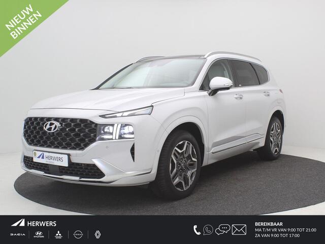 Hyundai SANTA FE 1.6 T-GDI PHEV Premium Plus Sky / Dealeronderhouden / Glazen Schuif- en Kanteldak / Stoelventilatie / Stuur-,Stoel en Achterbankverwarming / Rondomzichtcamera /