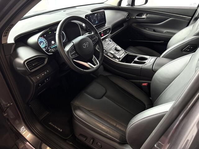 Hyundai SANTA FE 1.6 T-GDI PHEV PREMIUM 7P AWD LEER ELEK.KLEP CAMERA NAVI STOEL/STUUR VERW. PLUG IN HYBRID phev