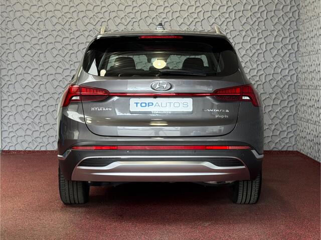 Hyundai SANTA FE 1.6 T-GDI PHEV PREMIUM 7P AWD LEER ELEK.KLEP CAMERA NAVI STOEL/STUUR VERW. PLUG IN HYBRID phev