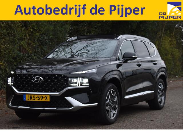 Hyundai SANTA FE 1.6 T-GDI PHEV Premium Plus Sky 265 pk | Zeer vol | Afn.trekhaak | Pano.dak | Keyless | HUD | Leder | Stoelventilatie | 360 gr.camera | Historie