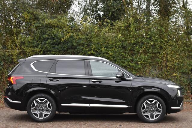 Hyundai SANTA FE 1.6 T-GDI PHEV Premium Plus Sky 265 pk | Zeer vol | Afn.trekhaak | Pano.dak | Keyless | HUD | Leder | Stoelventilatie | 360 gr.camera | Historie