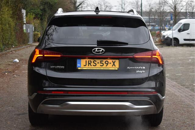 Hyundai SANTA FE 1.6 T-GDI PHEV Premium Plus Sky 265 pk | Zeer vol | Afn.trekhaak | Pano.dak | Keyless | HUD | Leder | Stoelventilatie | 360 gr.camera | Historie