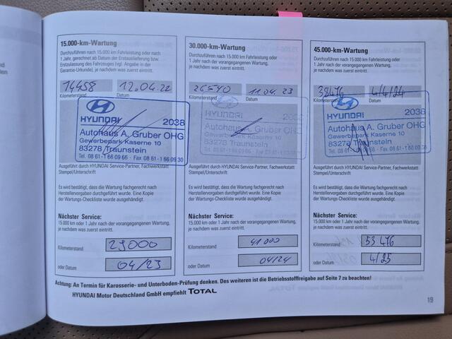 Hyundai SANTA FE 1.6 T-GDI PHEV Premium Sky Automaat / Dealer onderhouden / Head Up Display / EAER 58 km stad 69km / Glazen schuif- en kanteldak / Elektrische achterklep / Trekgewicht 1350 kg / Stuur-, Stoel & Achterbank verwarming / Adaptief cruise control / Climate cont