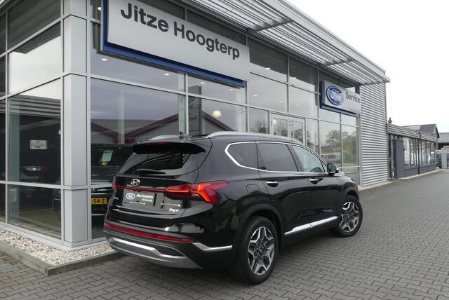 Hyundai SANTA FE 1.6 T-GDI PHEV Premium Plus Sky 7p. TREKHAAK AFNEEMBAAR (1.350KG), PANO, 360° CAMERA, HUD, MEMORY, WINTER PACK, ADAPT. CRUISE, CLIMA, NAVI, PDC V&A, APPLE CARPLAY/ANDROID AUTO, BLIS, KEYLESS, KRELL, ELEKT. ACHTERKLEP, ELEKT. PASSAGIERSSTOEL, STOELVENTILAT