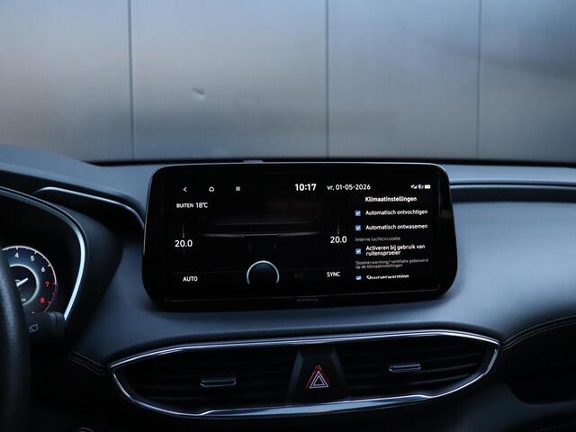 Hyundai SANTA FE 1.6 T-GDI PHEV Premium Plus Sky 7p. | LEDER | MEMORY | HEAD-UP | PANO-DAK | TREKHAAK | KRELL AUDIO | STOELVERK. | 360° CAMERA | STOEL/STUURVERW. | ADAPT. CRUISE |