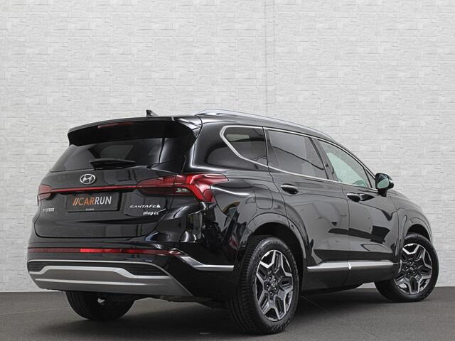 Hyundai SANTA FE 1.6 T-GDI PHEV Premium Plus Sky | Panorama | 360 Camera | ACC | 100% SOH | Krell-Sound | Head-Up | Stoelventilatie | Leder | Memory | Keyless-Entry | Stoelverwarming V+A | Stuurwielverwarming | Alcantara Hemel | Dodehoek | Lane Assist | Full-LED | 19 inch