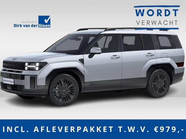 Hyundai SANTA FE 1.6 T-GDI PHEV Black Line 4WD 7p. | Stoelventilatie En Verwarming | 360° Camera | Lederen Bekleding | Head-Up Display