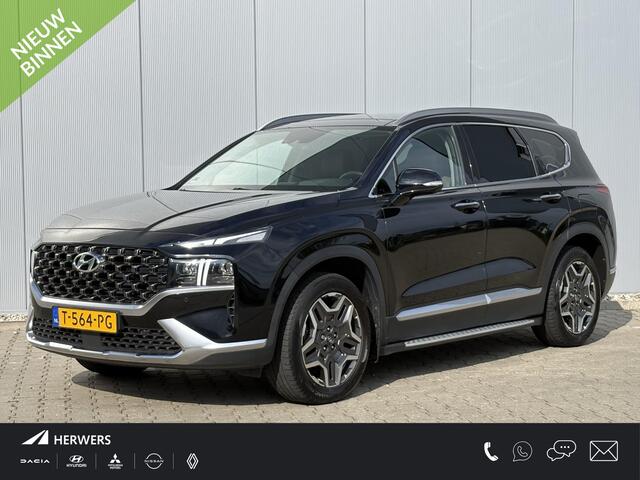 Hyundai SANTA FE 1.6 T-GDI HEV Premium Plus Sky 7p. / 7 persoons / Ledere bekleding / Stoelverwarming / Elektrisch Glazen Panorama-dak / Apple Carplay/Android Auto / Navigatie / Stoelgeheugen / Dealeronderhouden