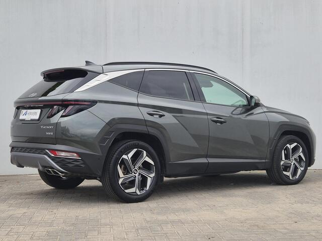 Hyundai TUCSON 1.6 T-GDI HEV Premium Automaat / Apple Carplay Android Auto / Trekgewicht 1650 kg / Elektrische achterklep / Rondomzicht camera / Stuur-, Stoel en Achterbankverwarming / Adaptief CC Stoelventilatie /