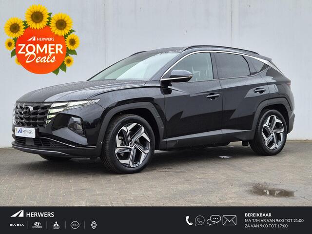 Hyundai TUCSON 1.6 T-GDI 265 PHEV Plug-in Premium 4WD Automaat / Apple Carplay Android Auto / Stuur- en Stoelverwarming / Rondomzicht camera / Stoelventilatie voor / Elektrische achterklep / Adaptief cruise control /