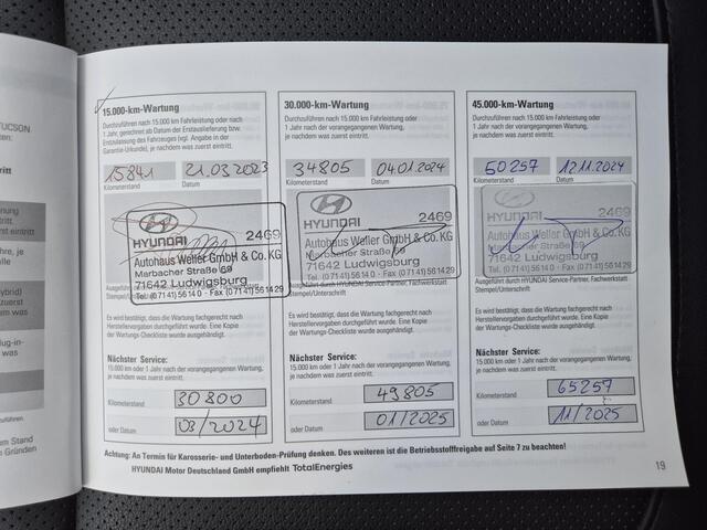 Hyundai TUCSON 1.6 T-GDI PHEV Plug-in Premium Sky 4WD Automaat / Glazen schuif- en kanteldak / Elektrische achterklep Stuur-, Stoel en Achterbankverwarming / Trekgewicht 1350 kg / Stoelventilatie / Adaptief CC / Achteruitrijcamera /