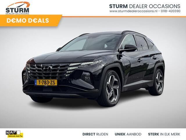 Hyundai TUCSON 1.6 T-GDI MHEV Premium | Vol-Leder | Digitaal Instrumentenpaneel | Adapt. Cruise Control | Apple Carplay/Android Auto | Stoelverwarming | Dodehoek Detectie | 360° Camera | Rijklaarprijs!