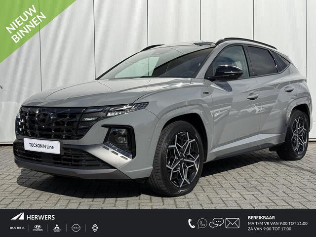 Hyundai TUCSON 1.6 T-GDI PHEV N Line Sky 4WD / Elektr. verstelbare voorstoelen / 19' LM met All Season banden / Open dak / Stoelverwarming en ventilatie / 360 camera / Dealer onderhouden /