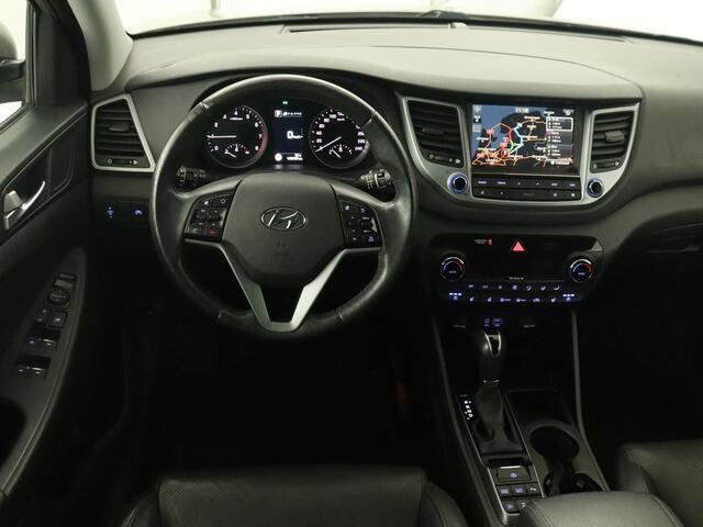 Hyundai TUCSON 1.6 T-GDi Premium 4WD | Automaat | Stoelventilatie | Trekhaak | Leder | Camera | Stoelverwarming | Navigatie | Full LED