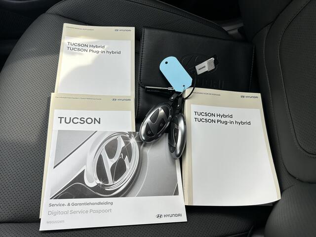 Hyundai TUCSON 1.6 T-GDI HEV Premium / Leder / 360 Camera / Stoel- & Stuurverwarming / Stoelverkoeling / Navigatie / Adaptive Cruise Control / Climate Control / Snel Leverbaar! /