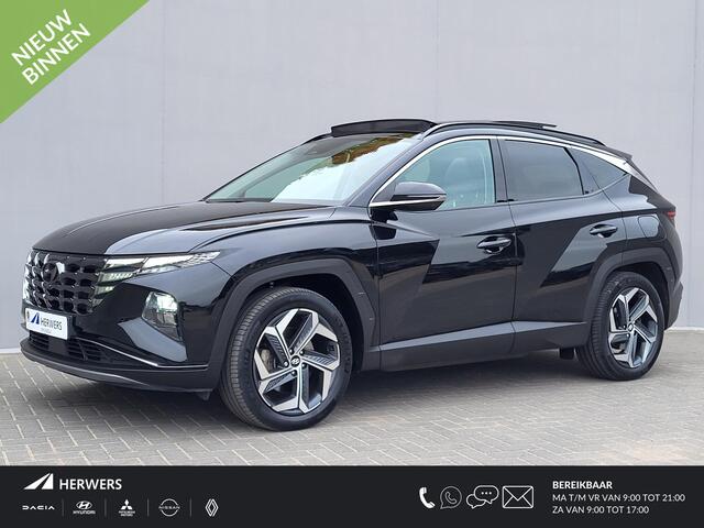 Hyundai TUCSON 1.6 T-GDI PHEV Premium Sky 4WD Automaat / Dealer onderhouden / Afneembare trekhaak (1.350 kg) / Panoramadak / 360° camera / Krell Audio / Stuur,- achterbank,- en voorstoelverwarming / Geventileerde voorstoelen / Android Auto / Apple Carplay