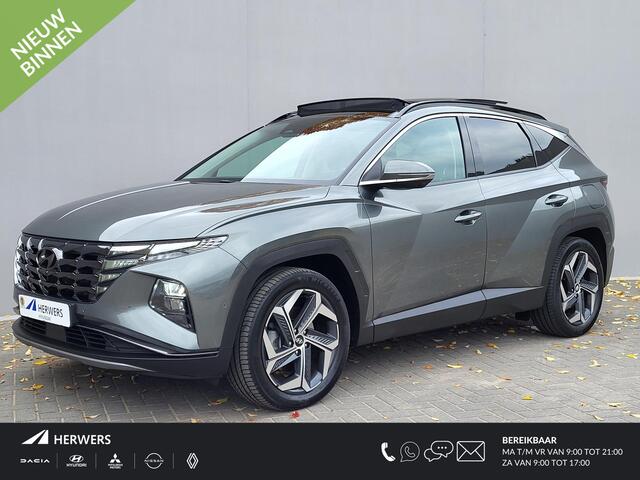 Hyundai TUCSON 1.6 T-GDI PHEV Premium Sky 4WD Automaat / Dealer onderhouden / Afneembare trekhaak (1.350 kg) / Panoramadak / 360° camera / Krell Audio / Stuur,- achterbank,- en voorstoelverwarming / Geventileerde voorstoelen / Android Auto / Apple Carplay