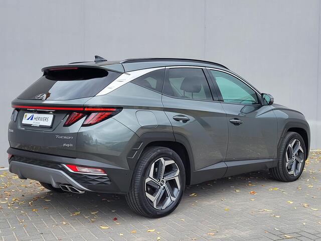 Hyundai TUCSON 1.6 T-GDI PHEV Premium Sky 4WD Automaat / Dealer onderhouden / Afneembare trekhaak (1.350 kg) / Panoramadak / 360° camera / Krell Audio / Stuur,- achterbank,- en voorstoelverwarming / Geventileerde voorstoelen / Android Auto / Apple Carplay