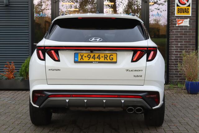 Hyundai TUCSON 1.6 T-GDI HEV N Line LED/Leder/360/Keyless/Virtual Cockpit/Elek. stoelen/19"/Trekhaak afn.