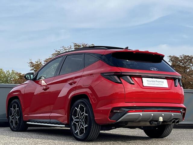 Hyundai TUCSON 1.6 T-GDI 265PK PHEV N Line 4WD | Trekhaak | Panorama schuifkanteldak | Blind spot view monitor | Alcantara premium bekleding | N-Line Pack | Sidesteps |