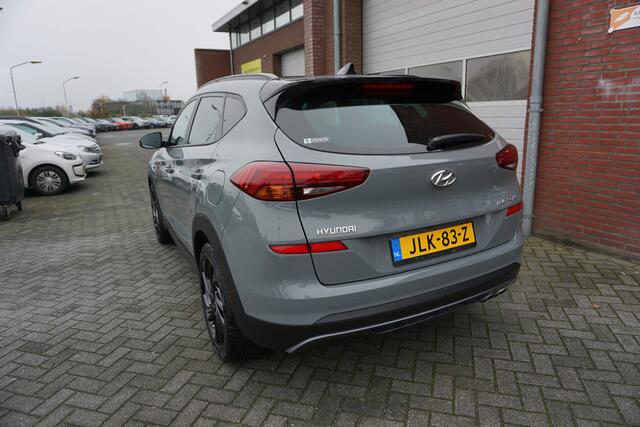 Hyundai TUCSON 1.6 T-GDI 177PK AUTOMAAT N-LINE DEALER ONDERHOUDEN PANORAMADAK FULL LED 360CAMERA LEDER/ALCANTARA STOEL+STUURVERWARMING ADAPTIEVE CRUISE ANDROID/APPLECARPLAY NAVI KEYLESS ENZ...