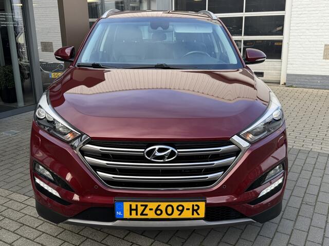 Hyundai TUCSON 1.6 T-GDi Premium automaat 4WD | Trekhaak 13p 1600kg! | Leder |