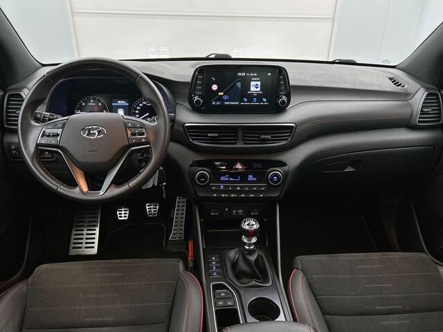 Hyundai TUCSON 1.6 CRDi 136PK mild-hybride N-Line / Trekhaak / Navigatie / Camera / 1/2Leder / Airco-ecc./ Stoelverwarming / Apk - nieuw