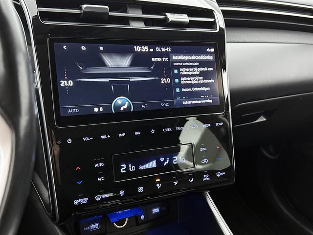 Hyundai TUCSON 1.6 T-GDI HEV Premium | Apple Carplay / Android Auto (Navigatie) | Automaat | Stoelverwarming/verkoeling | Lederen bekleding | Premium audio |