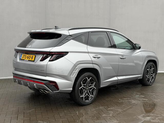 Hyundai TUCSON 1.6 T-GDI HEV N Line 230pk Automaat / Dealer Onderhouden / 1650 Kg Trekgewicht / Navigatie / Camera / Stoelverwarming / Dodehoek Detectie / Adaptieve Cruise / Clima / DAB / Apple Carplay & Android Auto /