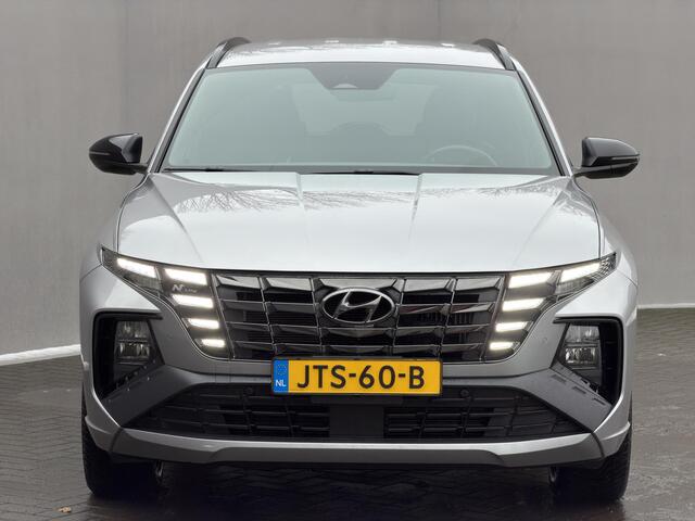 Hyundai TUCSON 1.6 T-GDI HEV N Line 230pk Automaat / Dealer Onderhouden / 1650 Kg Trekgewicht / Navigatie / Camera / Stoelverwarming / Dodehoek Detectie / Adaptieve Cruise / Clima / DAB / Apple Carplay & Android Auto /