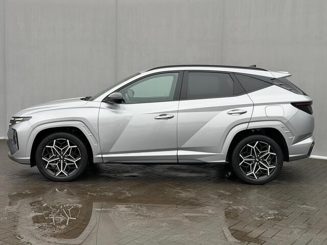 Hyundai TUCSON 1.6 T-GDI HEV N Line 230pk Automaat / Dealer Onderhouden / 1650 Kg Trekgewicht / Navigatie / Camera / Stoelverwarming / Dodehoek Detectie / Adaptieve Cruise / Clima / DAB / Apple Carplay & Android Auto /