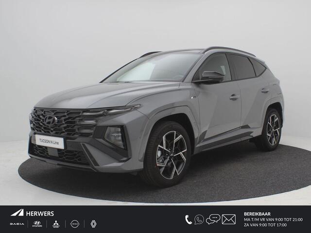 Hyundai TUCSON 1.6 T-GDI HEV N Line / / Navigatie / Camera / Apple Carplay & Android Auto / Bestuurdersstoel elektrisch met geheugen functie / 360 Camera / Full Option /