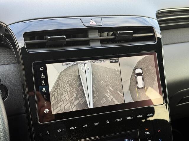 Hyundai TUCSON 1.6 T-GDI PHEV N Line 4WD Automaat / Fabrieksgarantie tot 12-2026 / Dealer Onderhouden / 360 Camera / Dodehoek / Apple Carplay & Android Auto / Cruise control adaptief met Stop&Go / Stoel & Stuur verwarming / Stoelventilatie / Elektr. Stoelen / Elektr. Ac