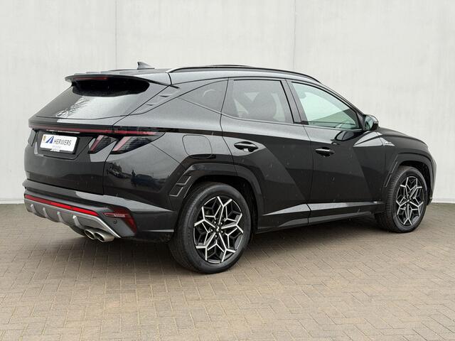 Hyundai TUCSON 1.6 T-GDI PHEV N Line Sky 4WD / Afn. Trekhaak / Dealer Onderhouden / Panoramadak / Elektr. Stoelen + Memory / 360 Camera / Adaptieve Cruise / Stoel Verwarming / Stoel Ventilatie / Stuurwiel Verwarming / Dodehoek Detectie / Adaptieve Cruise / Elektr. Achte