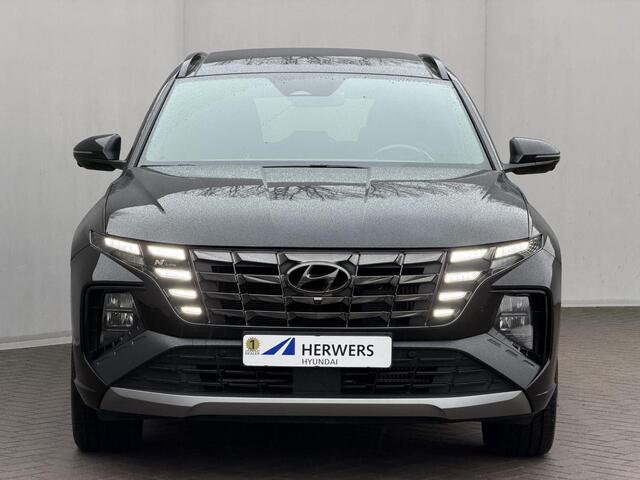 Hyundai TUCSON 1.6 T-GDI PHEV N Line Sky 4WD / Afn. Trekhaak / Dealer Onderhouden / Panoramadak / Elektr. Stoelen + Memory / 360 Camera / Adaptieve Cruise / Stoel Verwarming / Stoel Ventilatie / Stuurwiel Verwarming / Dodehoek Detectie / Adaptieve Cruise / Elektr. Achte