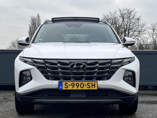 Hyundai TUCSON 1.6 T-GDI HEV 230pk Premium Sky | SCHUIFKANTELDAK | LEDEREN BEKLEDING | STOELVENTILATIE & VERWARMING | BLIND SPOT CAMERA | NED. AUTO |